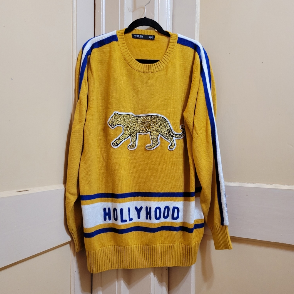 Hudson Hollyhood sweater street hip hop men 3x